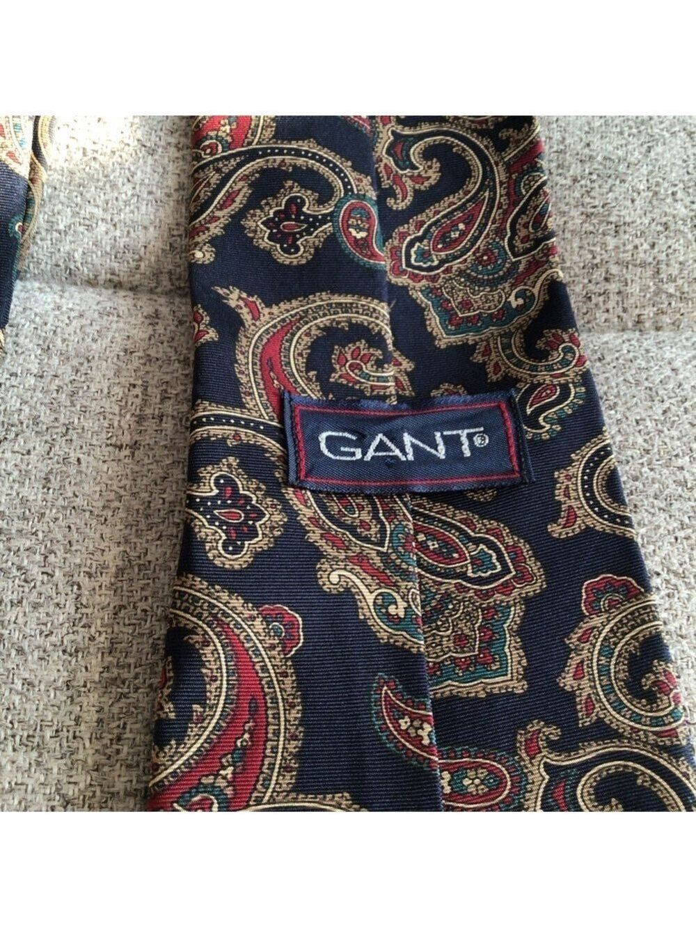 Gant Elegant Multicolor Silk Paisley Tie - Picture 4 of 6